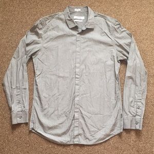 Calvin Klein Steel Slim-Fit Dress Shirt